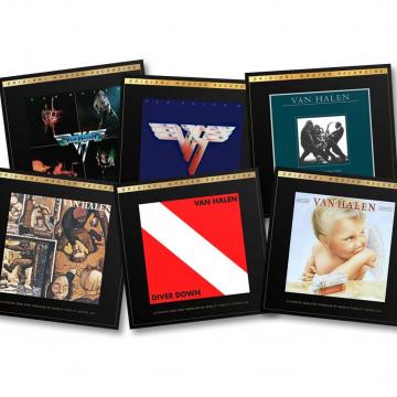 VAN HALEN - FIRST SIX ALBUMS TO BE RELEASED AS LIMITED EDITION HIGH FIDELITY DOUBLE VINYL BOX SETS