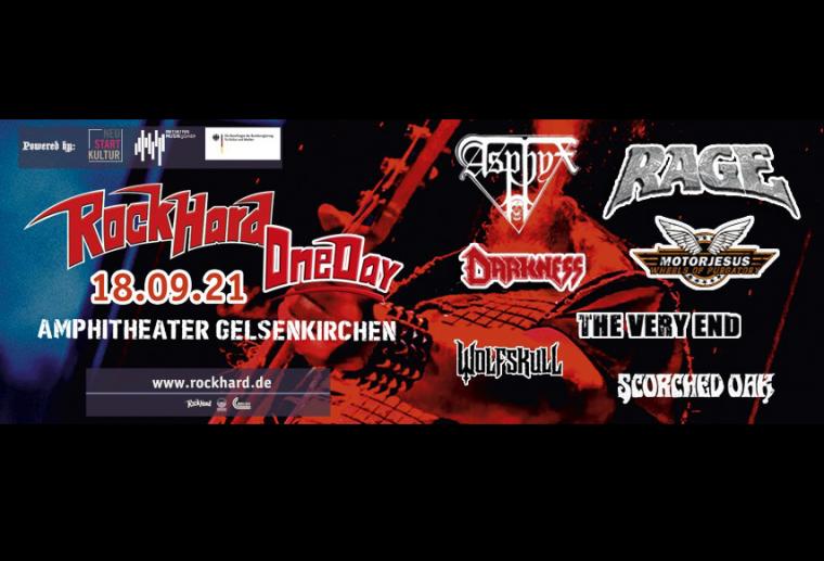 ROCK HARD FESTIVAL AS ROCK HARD ONE DAY ON SEPTEMBER 18TH IN GELSENKIRCHEN