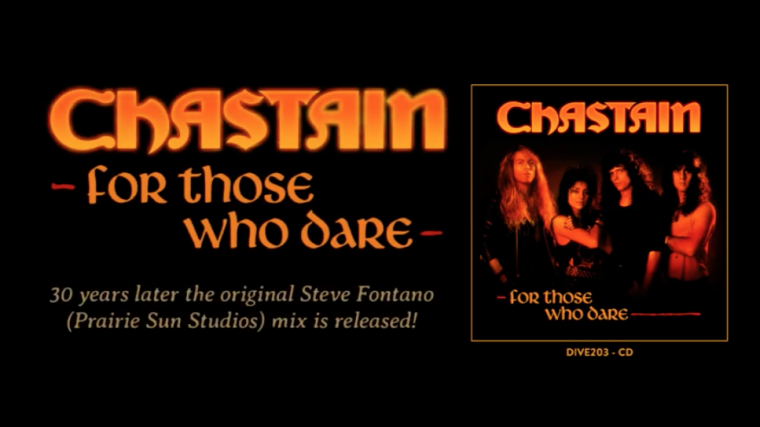 CHASTAIN "For Those Who Dare" 30th Anniversary Edition CD coming August 14th