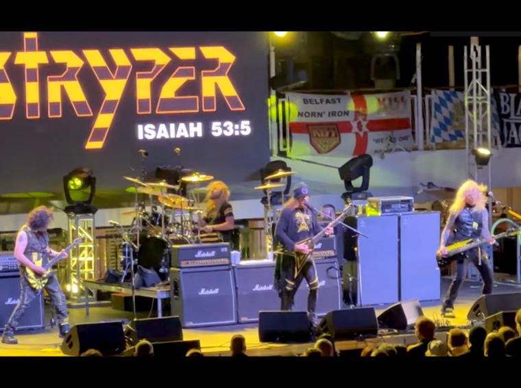 STRYPER - FAN-FILMED VIDEO OF ENTIRE KISS KRUISE XI SET STREAMING