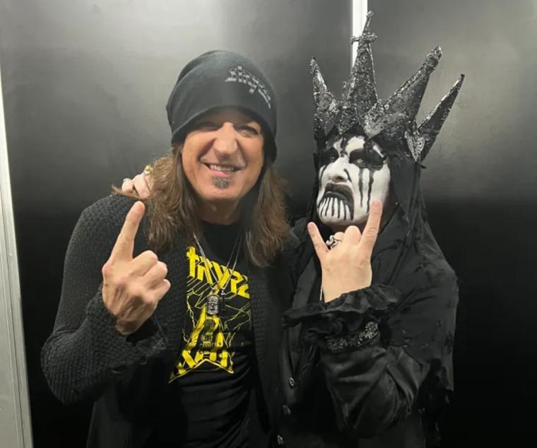 STRYPER FRONTMAN MICHAEL SWEET MEETS KING DIAMOND AT HELL & HEAVEN FEST 2022 - "WHEN YOU BREAK IT DOWN, WE'RE JUST PEOPLE"