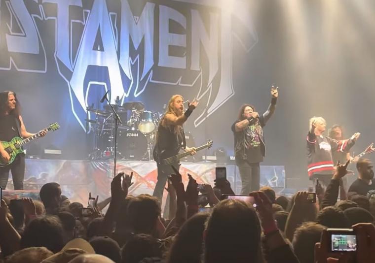 EXODUS FRONTMAN STEVE "ZETRO" SOUZA PERFORMS "OVER THE WALL" WITH TESTAMENT IN BOSTON (VIDEO)
